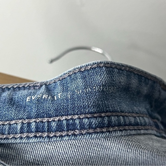 AG Everett Light Wash Slim Straight Blue Jeans 30W - Picture 6 of 10